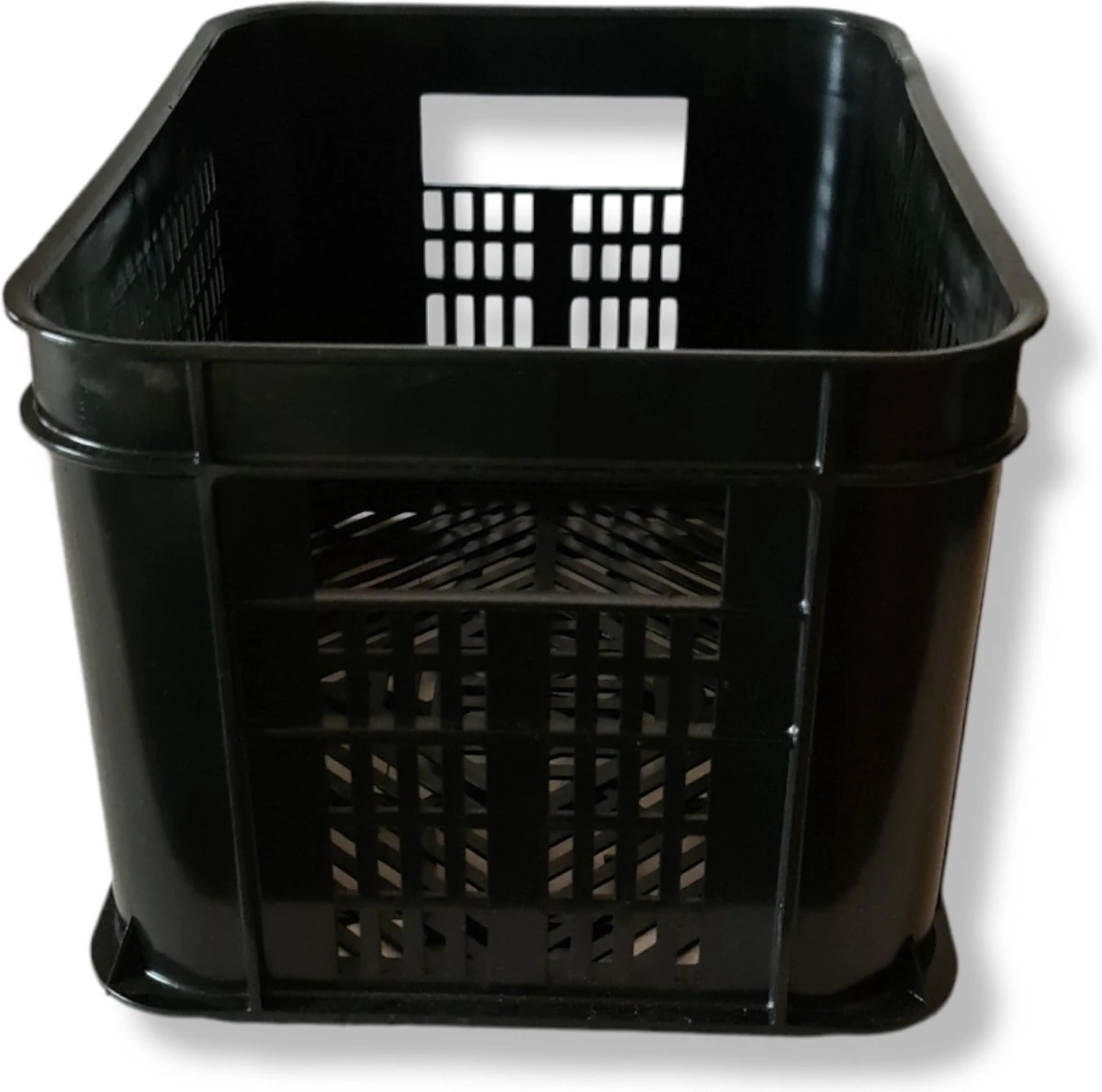 Fietskrat Kunststof ZWART - L 40 X B 30 X H 25 Cm 5 Fietskrat Kunststof ZWART - L 40 X B 30 X H 25 Cm - Afbeelding 5