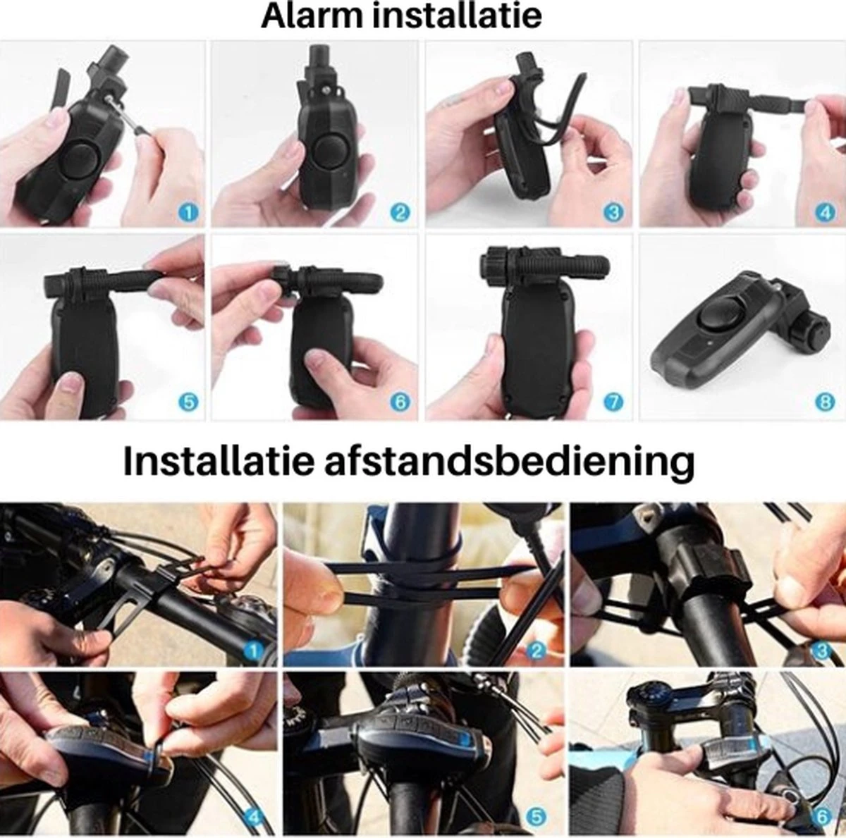 TITAN Fietsalarm - Anti-diefstal - Fietsalarm - Motor Alarm - Alarm Met Afstandsbediening 11 TITAN Fietsalarm - Anti-diefstal - Fietsalarm - Motor Alarm - Alarm Met Afstandsbediening - Afbeelding 11