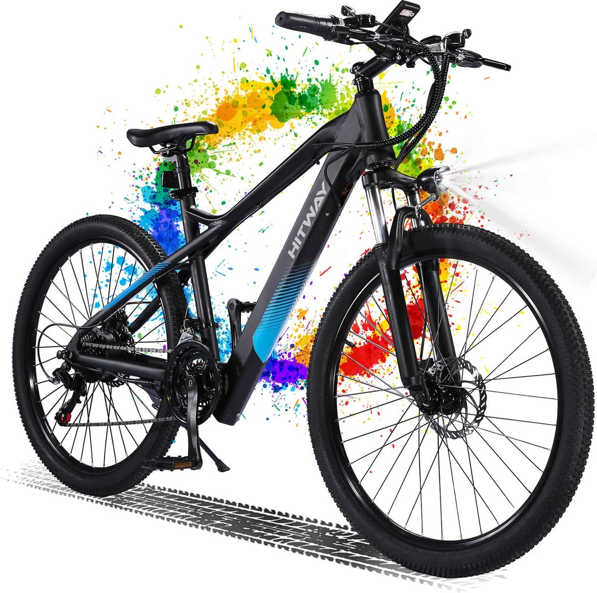 HITWAY 26" Elektrische Mountainbike, 35-70KM Power Assist-fietsen Voor Mannen En Vrouwen, 48V/7,5Ah/250W Krachtige E-bike 1 HITWAY 26" Elektrische Mountainbike, 35-70KM Power Assist-fietsen Voor Mannen En Vrouwen, 48V/7,5Ah/250W Krachtige E-bike