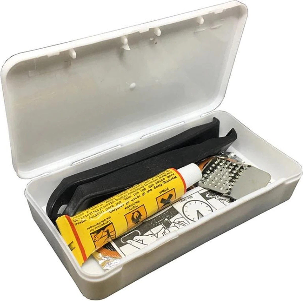 Fiets Reparatieset - Banden Plak Set Fiets - Multitool Fiets Gereedschap - Bandenreparatie- Reparatiedoos - Fietsband Reparatie 2 Fiets Reparatieset - Banden Plak Set Fiets - Multitool Fiets Gereedschap - Bandenreparatie- Reparatiedoos - Fietsband Reparatie - Afbeelding 2