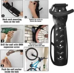 QualityB4Quantity Fietshaak 30kg Draagbaar- Muurhaak - Ophangbeugel - INCLUSIEF Montage Materiaal 8 QualityB4Quantity Fietshaak 30kg Draagbaar- Muurhaak - Ophangbeugel - INCLUSIEF Montage Materiaal -Fietsuitrustings Winkel 1200x1195 8