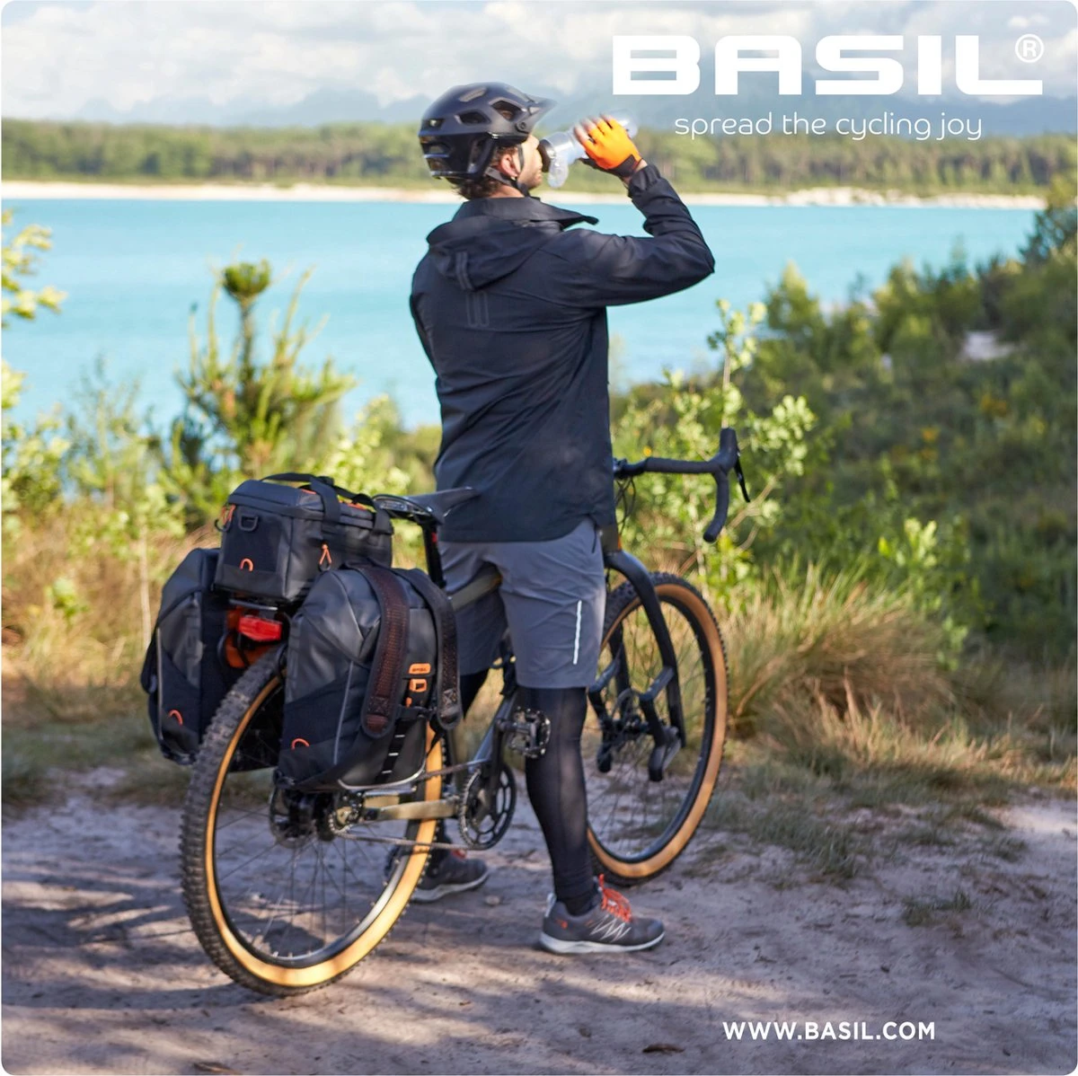 Basil Miles Tarpaulin Fietsrugzak - Enkele Fietstas - Zwart - 17 Liter 11 Basil Miles Tarpaulin Fietsrugzak - Enkele Fietstas - Zwart - 17 Liter - Afbeelding 11