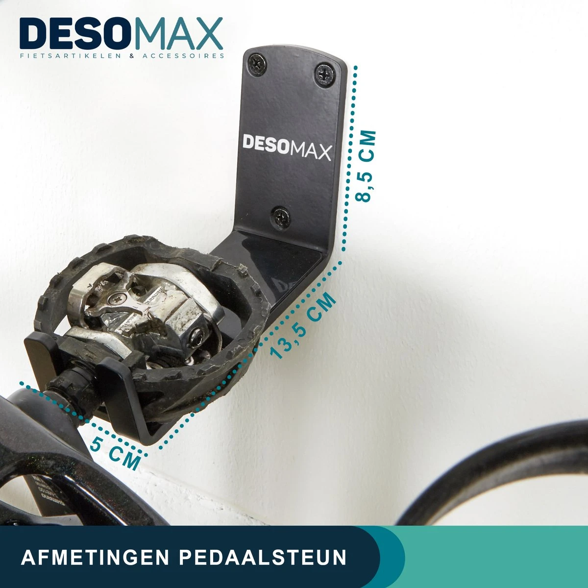 Merkloos Fiets Ophangsysteem Ophangbeugel En Muurbeugel DesoMax® Muurhaak - Muurbevestiging Voor Pedaal Aan De Muur - Wandhouder 3 Merkloos Fiets Ophangsysteem Ophangbeugel En Muurbeugel DesoMax® Muurhaak - Muurbevestiging Voor Pedaal Aan De Muur - Wandhouder - Afbeelding 3