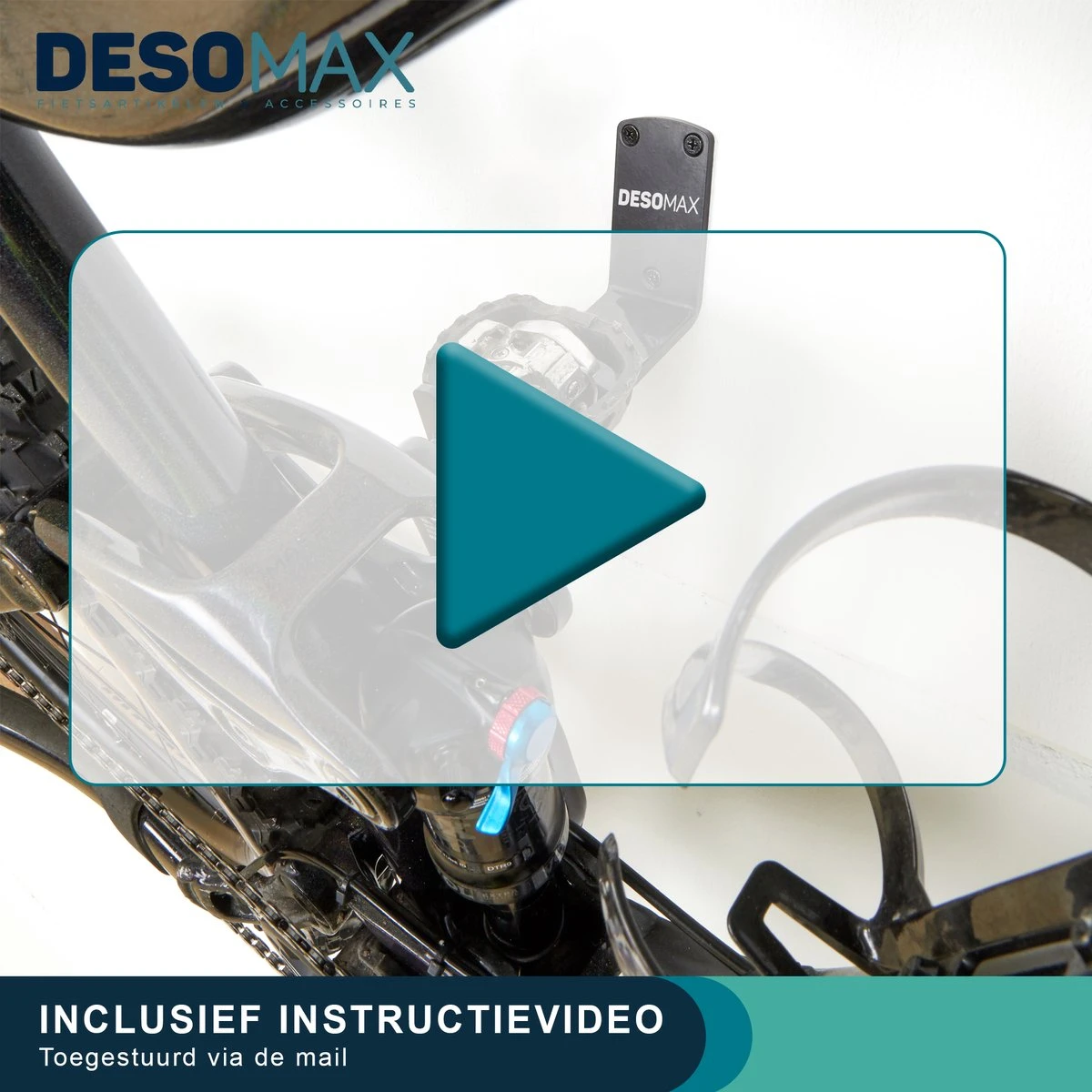 Merkloos Fiets Ophangsysteem Ophangbeugel En Muurbeugel DesoMax® Muurhaak - Muurbevestiging Voor Pedaal Aan De Muur - Wandhouder 4 Merkloos Fiets Ophangsysteem Ophangbeugel En Muurbeugel DesoMax® Muurhaak - Muurbevestiging Voor Pedaal Aan De Muur - Wandhouder - Afbeelding 4