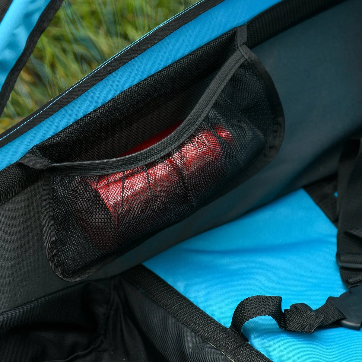 HOMCOM 3-in-1 Kinderaanhanger Jogger Fietskar Voor 2 Kinderen Aluminium 440-018 7 HOMCOM 3-in-1 Kinderaanhanger Jogger Fietskar Voor 2 Kinderen Aluminium 440-018 - Afbeelding 7