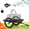 Cargo Bull Travel Aanhangwagen 40kg Fietsaanhanger Zwart/hout