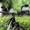 Esioh® Verstelbare Fietsspiegel Rechts Ebike Op Stuur - Achteruitkijkspiegel Fiets – Zijspiegel Fiets 360 ° Draaibaar - Zwart