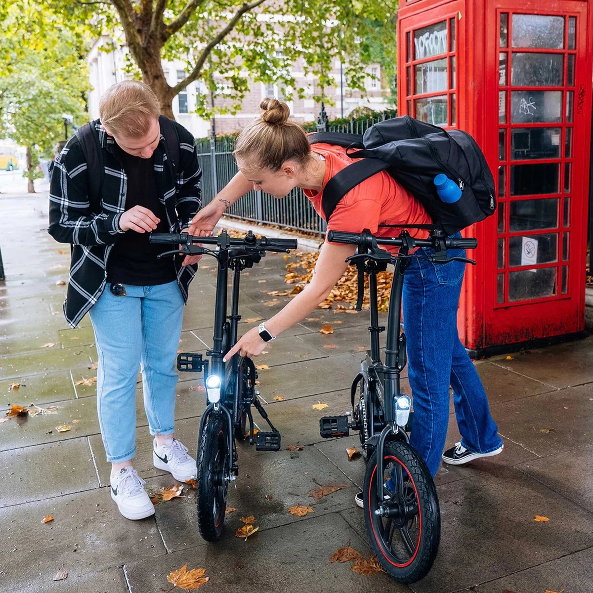 Merkloos Windgoo B20 PRO - E Bike - Elektrische Fiets - 16 Inch - 250W - 7.8Ah Batterij - Max. 25km/u - Zwart - Incl. GSM Houder 8 Merkloos Windgoo B20 PRO - E Bike - Elektrische Fiets - 16 Inch - 250W - 7.8Ah Batterij - Max. 25km/u - Zwart - Incl. GSM Houder - Afbeelding 8