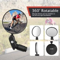 Zacro 2 Pack Fietsspiegel Ebike- Fietsbel- Veiligheidsspiegel- 360° Verstelbare En Draaibare Fietsspiegel– Universeel- Zwart 9 Zacro 2 Pack Fietsspiegel Ebike- Fietsbel- Veiligheidsspiegel- 360° Verstelbare En Draaibare Fietsspiegel– Universeel- Zwart -Fietsuitrustings Winkel 1200x1200 120