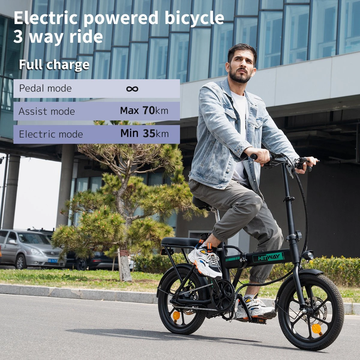Hitway BK5 - Elektrische Fiets - E-Bike Opvouwbaar - 8,4Ah Accu- 2023 Model 2 Hitway BK5 - Elektrische Fiets - E-Bike Opvouwbaar - 8,4Ah Accu- 2023 Model - Afbeelding 2