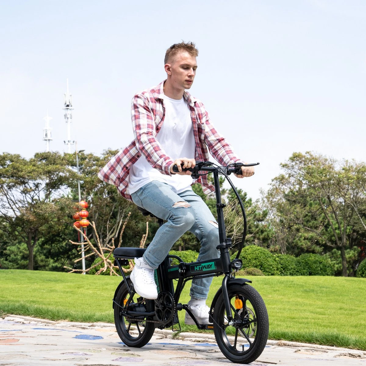 Hitway BK5 - Elektrische Fiets - E-Bike Opvouwbaar - 8,4Ah Accu- 2023 Model 6 Hitway BK5 - Elektrische Fiets - E-Bike Opvouwbaar - 8,4Ah Accu- 2023 Model - Afbeelding 6