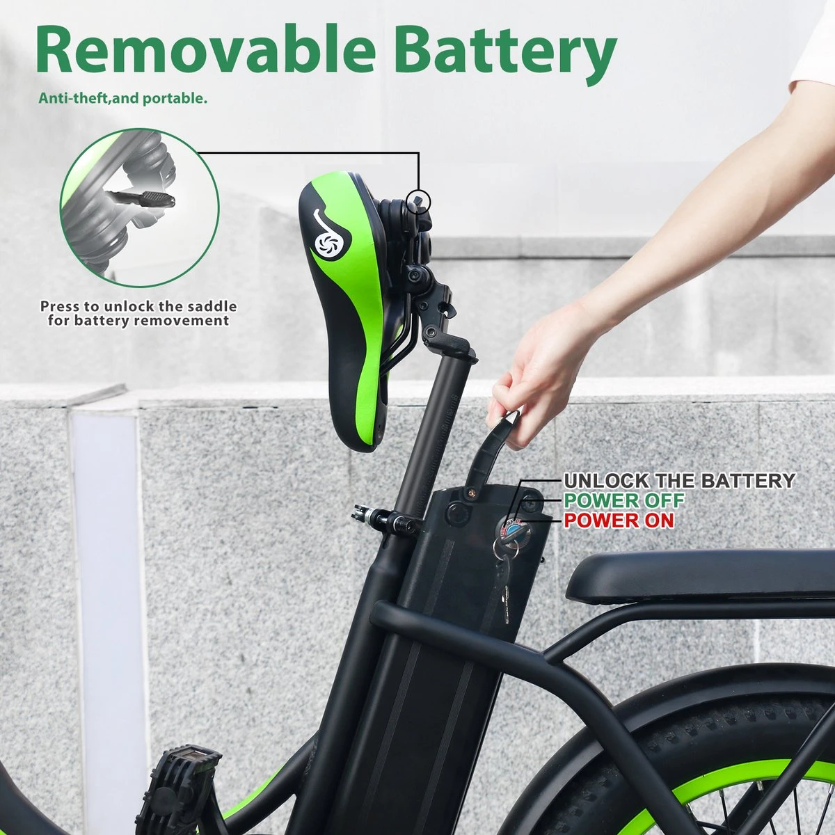 Merkloos Windgoo E20 Urban- Elektrische Fiets - E-bike - 20Inch - 12.5Ah - APP - Fat Tire - 7 Speed Shimano 2 Merkloos Windgoo E20 Urban- Elektrische Fiets - E-bike - 20Inch - 12.5Ah - APP - Fat Tire - 7 Speed Shimano - Afbeelding 2