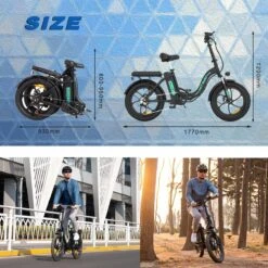 HITWAY E-Bike Elektrische Fiets 20 Inch Fat Tire E-Bicycle Vouwfiets, 250 W, 11,2 Ah Accu, Max. Bereik Tot 35-90 Km, Offroad-mountainbike Met Shimano 7-versnellingen, City EBike Met Slot,Groen Zwart 14 HITWAY E-Bike Elektrische Fiets 20 Inch Fat Tire E-Bicycle Vouwfiets, 250 W, 11,2 Ah Accu, Max. Bereik Tot 35-90 Km, Offroad-mountainbike Met Shimano 7-versnellingen, City EBike Met Slot,Groen Zwart -Fietsuitrustings Winkel 1200x1200 1269