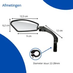 Fietsspiegel - Fietsspiegel Ebike - Links - Achteruitkijkspiegel - Fietsspiegel Op Stuur - Fiets Spiegel - Verstelbaar - Zwart - Stuurbevestiging - EJC Products 13 Fietsspiegel - Fietsspiegel Ebike - Links - Achteruitkijkspiegel - Fietsspiegel Op Stuur - Fiets Spiegel - Verstelbaar - Zwart - Stuurbevestiging - EJC Products -Fietsuitrustings Winkel 1200x1200 127