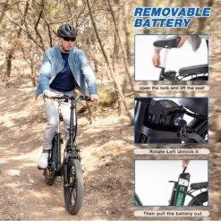 HITWAY E-Bike Elektrische Fiets 20 Inch Fat Tire E-Bicycle Vouwfiets, 250 W, 11,2 Ah Accu, Max. Bereik Tot 35-90 Km, Offroad-mountainbike Met Shimano 7-versnellingen, City EBike Met Slot,Groen Zwart 16 HITWAY E-Bike Elektrische Fiets 20 Inch Fat Tire E-Bicycle Vouwfiets, 250 W, 11,2 Ah Accu, Max. Bereik Tot 35-90 Km, Offroad-mountainbike Met Shimano 7-versnellingen, City EBike Met Slot,Groen Zwart -Fietsuitrustings Winkel 1200x1200 1271