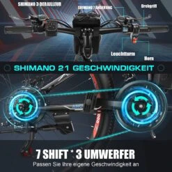 Myatu E-Bike 26-inch E-bike Voor Vrouwen En Mannen, Mountainbike Elektrische Fiets Met 36V 10.4AH Accu En Shimano 21 Versnellingen, 21 Versnellingen, Derailleur, 250 W 15 Myatu E-Bike 26-inch E-bike Voor Vrouwen En Mannen, Mountainbike Elektrische Fiets Met 36V 10.4AH Accu En Shimano 21 Versnellingen, 21 Versnellingen, Derailleur, 250 W -Fietsuitrustings Winkel 1200x1200 1282