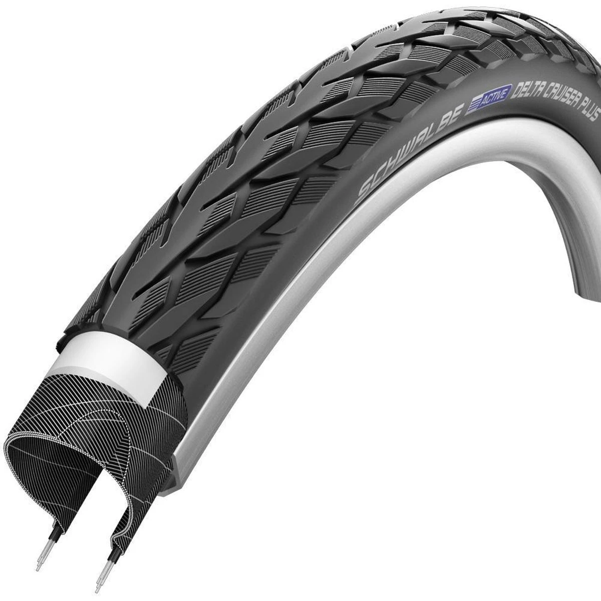 Schwalbe Buitenband Delta Cruiser Plus 28 X 1.40 (37-622) 4 Schwalbe Buitenband Delta Cruiser Plus 28 X 1.40 (37-622) - Afbeelding 4