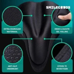 Smilegoods® Gel Zadelhoes Fiets 3D - Zadeldek - Zadelhoes Waterdicht - Zadeldek Fiets - Universeel Brede Zadels - Veiligheidsreflector Voor In Het Donker 12 Smilegoods® Gel Zadelhoes Fiets 3D - Zadeldek - Zadelhoes Waterdicht - Zadeldek Fiets - Universeel Brede Zadels - Veiligheidsreflector Voor In Het Donker -Fietsuitrustings Winkel 1200x1200 323