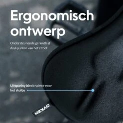 Dyken Zadelhoes Fiets Gel - Zadeldek - Universele Fietszadelhoes - Smalle Zadels - Zwart -Fietsuitrustings Winkel 1200x1200 331