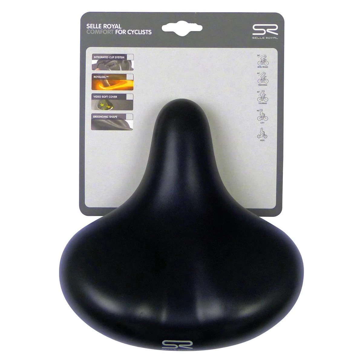 Fietszadel Selle Royal Gipsy Unisex - Zwart 2 Fietszadel Selle Royal Gipsy Unisex - Zwart - Afbeelding 2