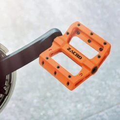 Zacro Fietspedalen - Nylon Antislip Mountainbike Pedalen - Platformpedalen - 9/16 - 2 Lagers - Antislip Waterdicht Anti Stof - Oranje -Fietsuitrustings Winkel 1200x1200 474