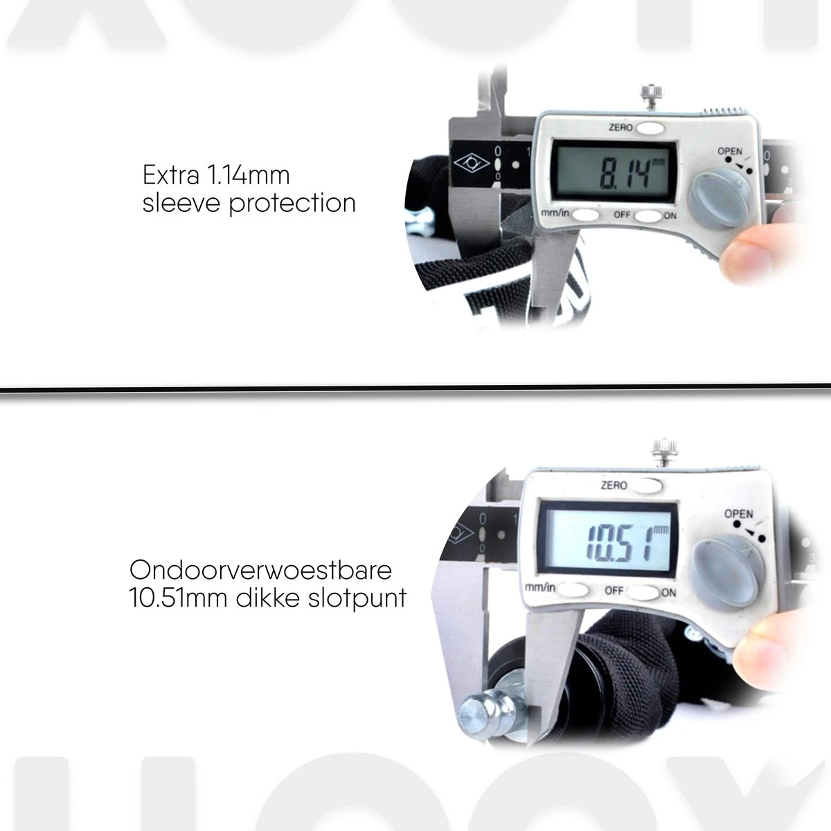 LLOCX Fiets Kettingslot Van 1 Meter + 2 Sleutels – 7mm Roestvrij Aluminium – Sluiten Zonder Sleutel – Insteekslot Met Zwarte Kliksluiting – Krasvrije & Scheurvrije Sleeve 4 LLOCX Fiets Kettingslot Van 1 Meter + 2 Sleutels – 7mm Roestvrij Aluminium – Sluiten Zonder Sleutel – Insteekslot Met Zwarte Kliksluiting – Krasvrije & Scheurvrije Sleeve - Afbeelding 4