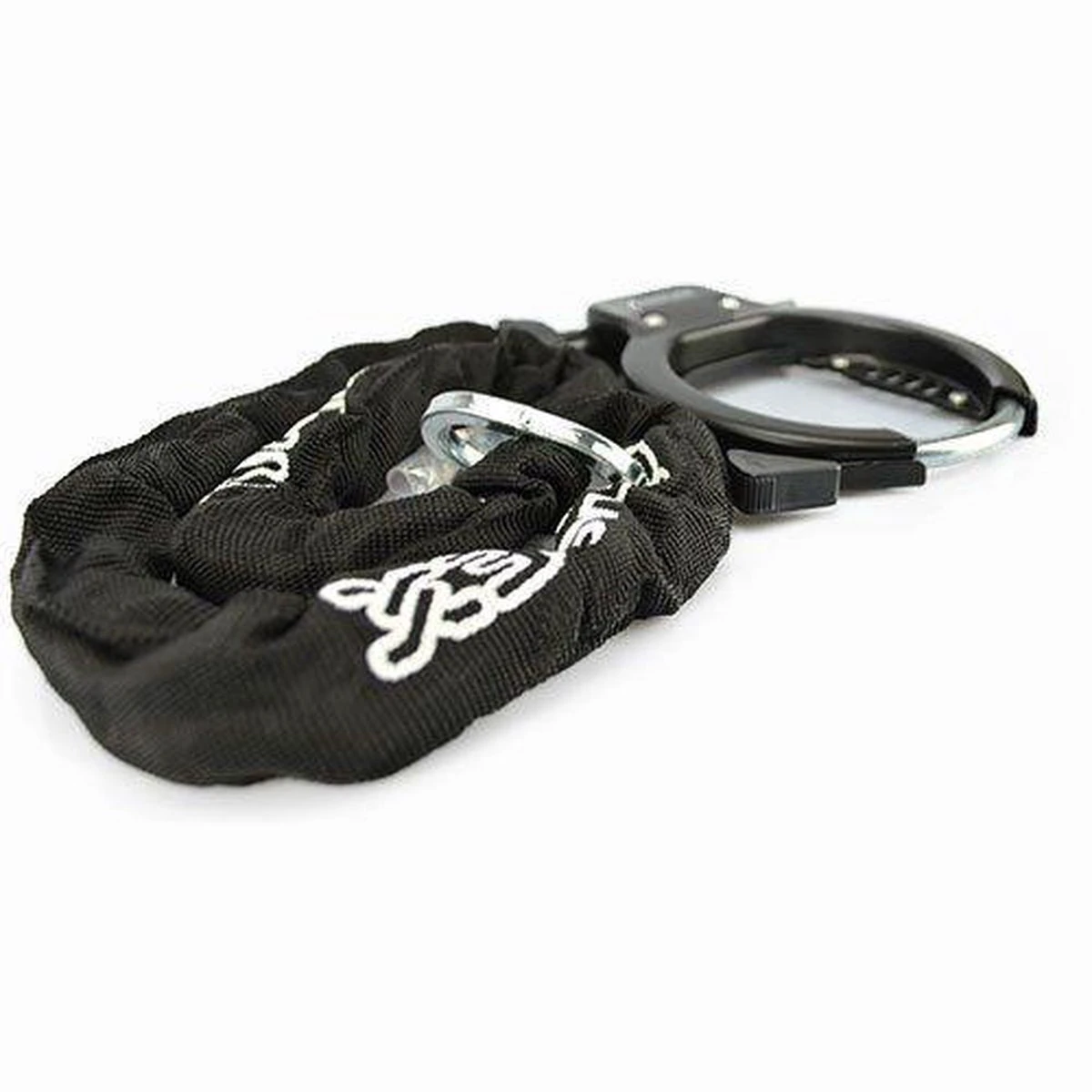 Stahlex Ringslot + Insteekketting 5.5mm X 90cm | Zwart 3 Stahlex Ringslot + Insteekketting 5.5mm X 90cm | Zwart - Afbeelding 3