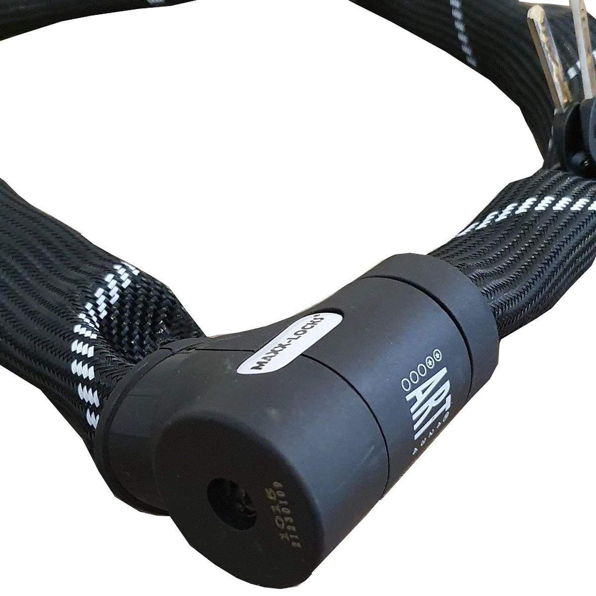 Maxx-Locks Twizel Fietsslot ART 2 | 140 Cm Kettingslot | Gehard Staal | Zwart | Slot E-Bike / Fiets 2 Maxx-Locks Twizel Fietsslot ART 2 | 140 Cm Kettingslot | Gehard Staal | Zwart | Slot E-Bike / Fiets - Afbeelding 2