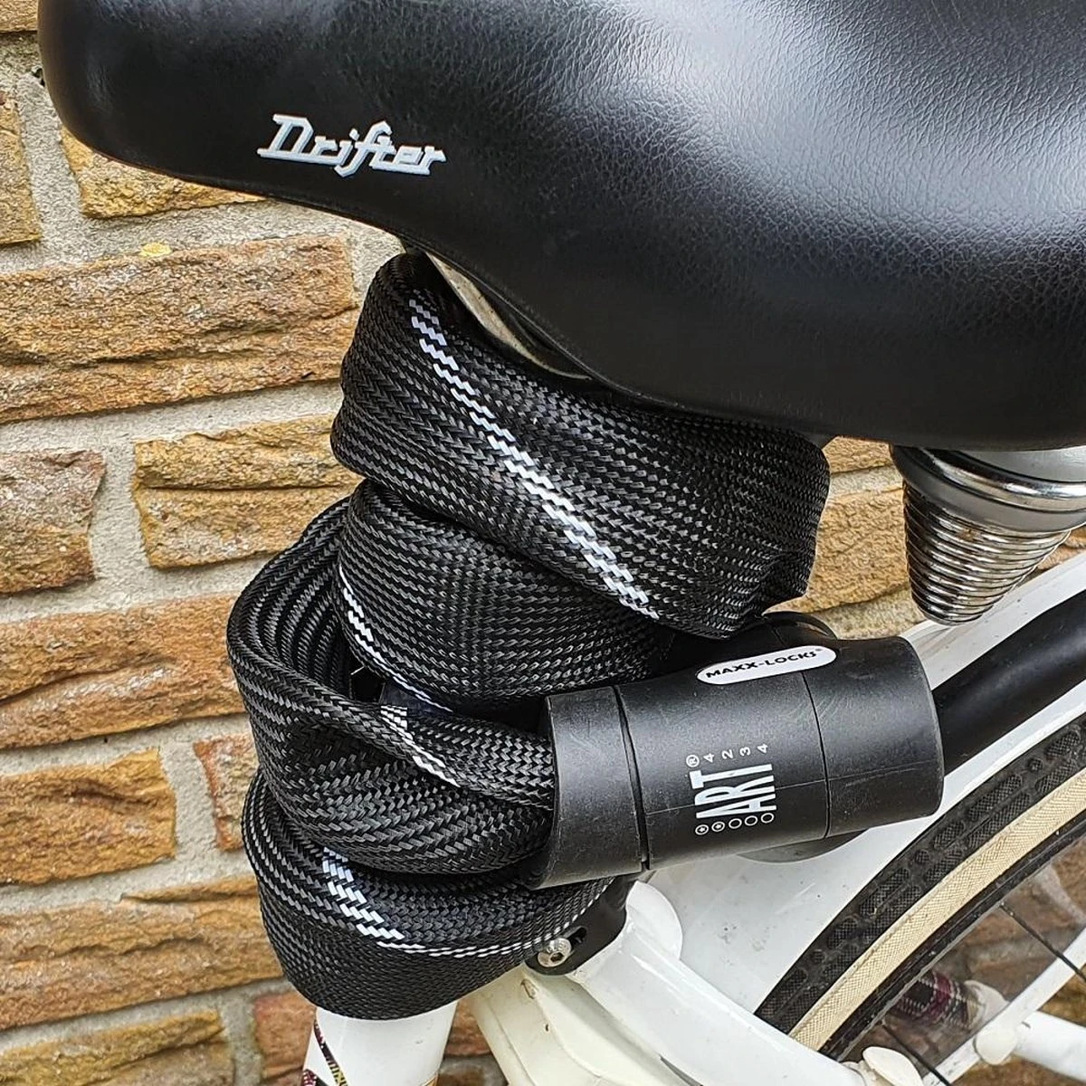 Maxx-Locks Twizel Fietsslot ART 2 - 110cm - Zwart 4 Maxx-Locks Twizel Fietsslot ART 2 - 110cm - Zwart - Afbeelding 4