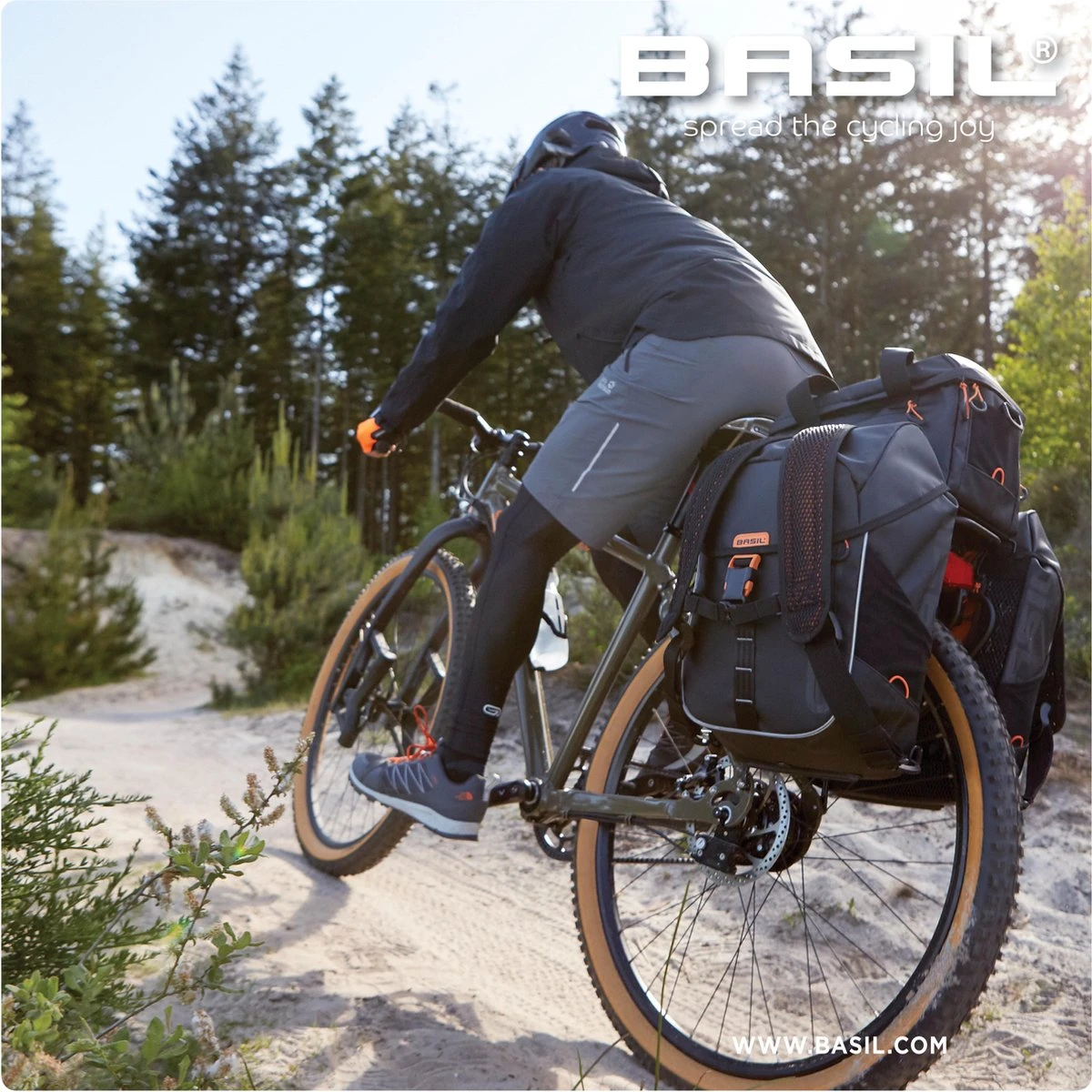 Basil Miles Tarpaulin Fietsrugzak - Enkele Fietstas - Zwart - 17 Liter 9 Basil Miles Tarpaulin Fietsrugzak - Enkele Fietstas - Zwart - 17 Liter - Afbeelding 9