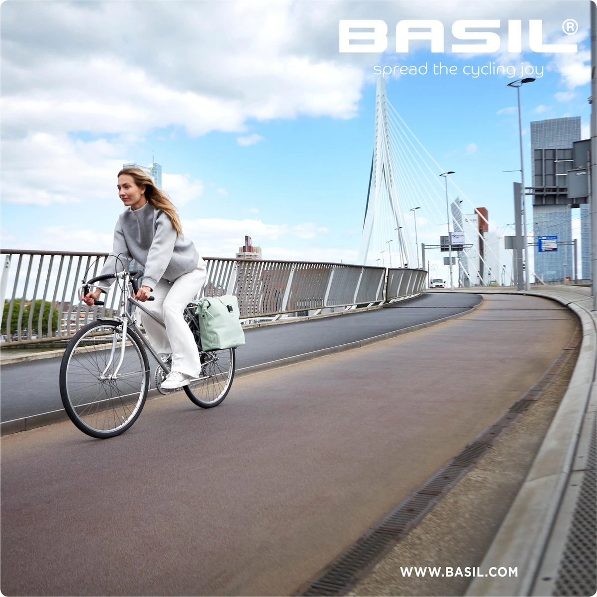 Basil SoHo Dubbele Fietstas Nordlicht - Pastelgroen - 41 Liter 11 Basil SoHo Dubbele Fietstas Nordlicht - Pastelgroen - 41 Liter - Afbeelding 11