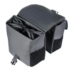 Basil GO Dubbele Fietstas - Grijs - 32 Liter -Fietsuitrustings Winkel 1200x1200 642