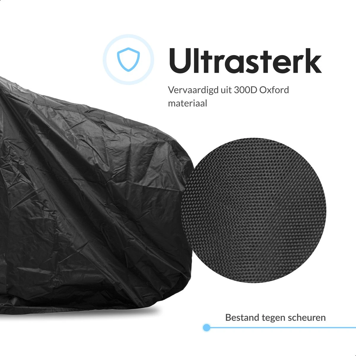 Dyken Fietshoes - Universele Fietsbeschermhoes - Waterdicht - Voor Fietsen En (kleine) Scooters - 300D Oxford - 1-2 Fietsen 8 Dyken Fietshoes - Universele Fietsbeschermhoes - Waterdicht - Voor Fietsen En (kleine) Scooters - 300D Oxford - 1-2 Fietsen - Afbeelding 8