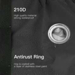 Beschermhoes + Zadelhoes + Opbergtas - 2 Fietsen - 210D - Alle Weersinvloeden - 75 X 110 X 200 Cm (B*H*L) -Fietsuitrustings Winkel 1200x1200 862