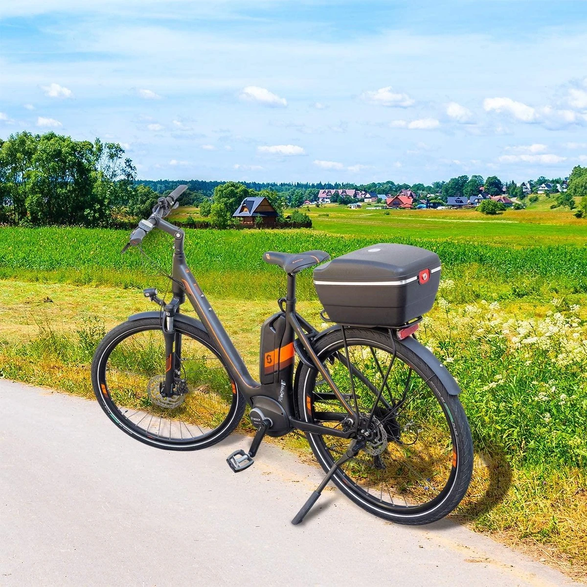 Westmark - Fietskoffer Voor Bagagedrager - Fietsbak Met Slot - Afsluitbare Topkoffer - Duurzaam Materiaal - Makkelijk Te Bevestigen - Fietsmand Voor Benodigdheden 4 Westmark - Fietskoffer Voor Bagagedrager - Fietsbak Met Slot - Afsluitbare Topkoffer - Duurzaam Materiaal - Makkelijk Te Bevestigen - Fietsmand Voor Benodigdheden - Afbeelding 4