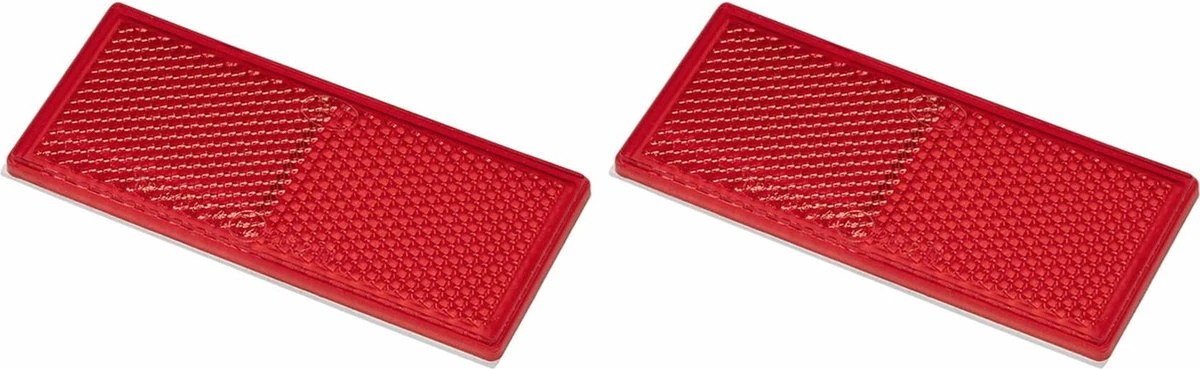 PROPLUS Pro Plus Reflector Zelfklevend - 82 X 36 Mm - Rood - 2 Stuks 13 PROPLUS Pro Plus Reflector Zelfklevend - 82 X 36 Mm - Rood - 2 Stuks - Afbeelding 13