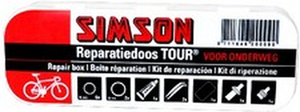Simson Bandenreparatieset - Bandenplakset Compleet - Type Normaal T.b.v. Fiets - 7 Delig 11 Simson Bandenreparatieset - Bandenplakset Compleet - Type Normaal T.b.v. Fiets - 7 Delig - Afbeelding 11