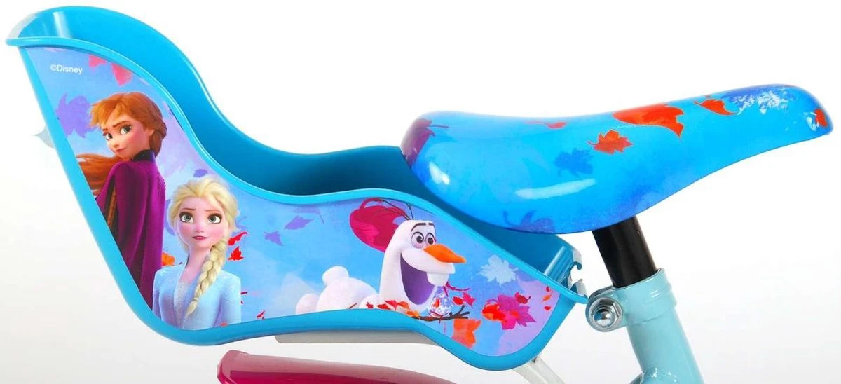Volare Disney Frozen 2 Kinderfiets - Meisjes - 12 Inch - Blauw/Paars 11 Volare Disney Frozen 2 Kinderfiets - Meisjes - 12 Inch - Blauw/Paars - Afbeelding 11