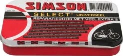 Simson Bandenreparatieset - Bandenplakset Compleet - Type Select T.b.v. Fiets - 23 Delig -Fietsuitrustings Winkel 1200x551