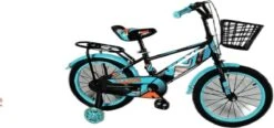 Kinderfiets - 16 Inch Kinderfiets -vanaf 4-7 Jaar Jongens En Meisjes Fietsen - Terugtrap -Rem -Stabilisatoren（2 Zijwieltjes）- Mandje - Achterbank - Groen -Fietsuitrustings Winkel 1200x565 6