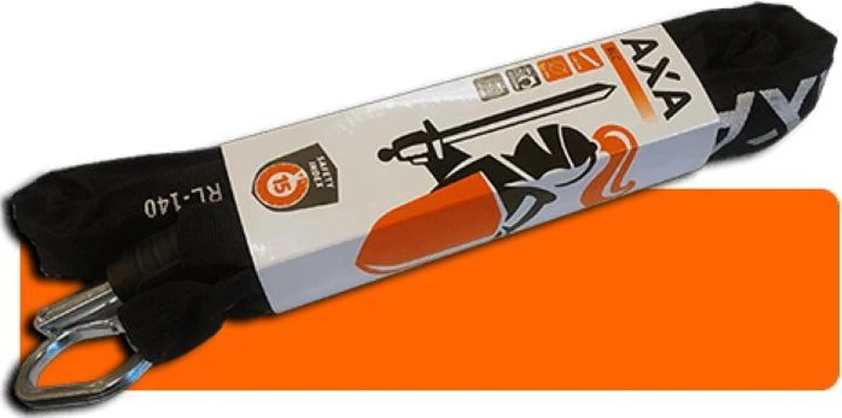 AXA RLC 140 Insteekketting Kettingslot - 140 Cm - Zwart 3 AXA RLC 140 Insteekketting Kettingslot - 140 Cm - Zwart - Afbeelding 3