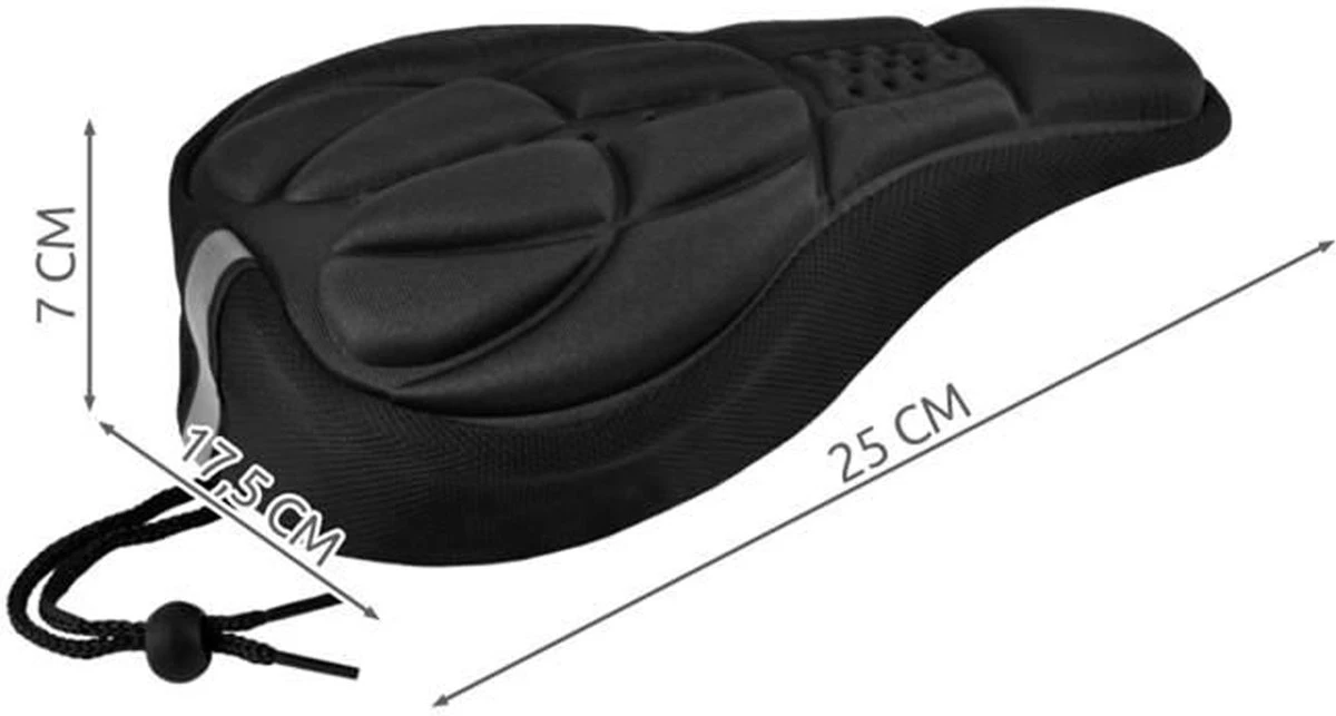 Zadelhoes - Gel Fietshoes - Universeel Zadeldek - Reflecterend - Comfort - Waterafstotend - Rheme 7 Zadelhoes - Gel Fietshoes - Universeel Zadeldek - Reflecterend - Comfort - Waterafstotend - Rheme - Afbeelding 7