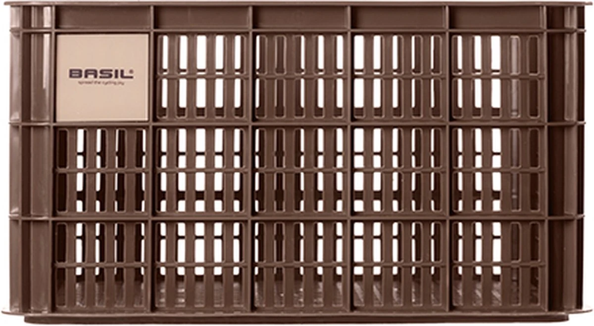 Basil Fietskrat L - Groot - 40 Liter - Bruin 2 Basil Fietskrat L - Groot - 40 Liter - Bruin - Afbeelding 2