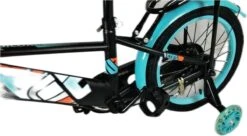 Kinderfiets - 16 Inch Kinderfiets -vanaf 4-7 Jaar Jongens En Meisjes Fietsen - Terugtrap -Rem -Stabilisatoren（2 Zijwieltjes）- Mandje - Achterbank - Groen -Fietsuitrustings Winkel 1200x662 6