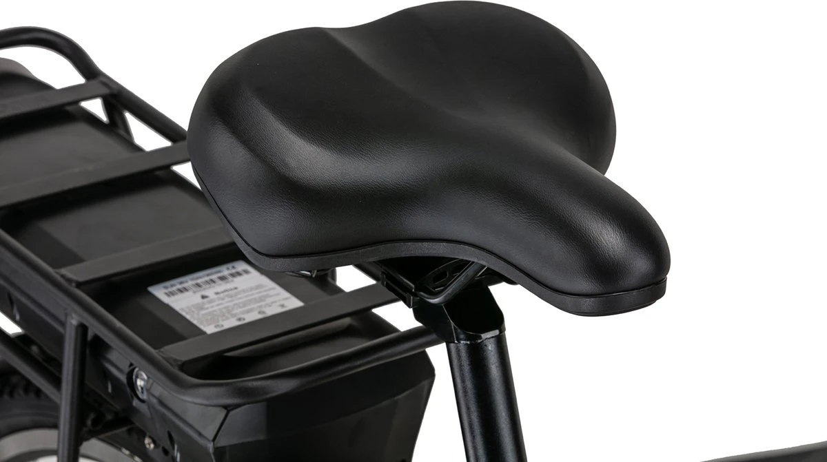 Red6 Elektrische Fiets Brooklyn - E-bike Fiets - 40-65KM | 28 Inch | 250W Motor | Zwart 4 Red6 Elektrische Fiets Brooklyn - E-bike Fiets - 40-65KM | 28 Inch | 250W Motor | Zwart - Afbeelding 4