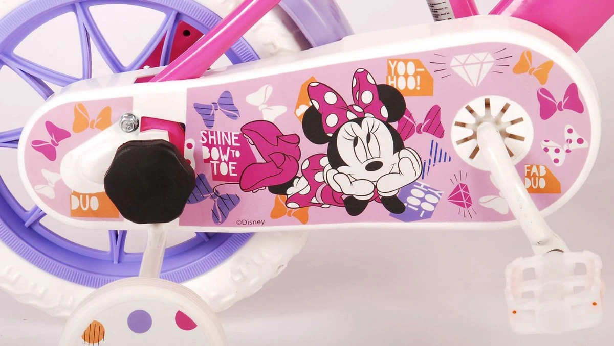 Disney Minnie Cutest Ever! Kinderfiets - Meiden - 12 Inch - Roze - Doortrapper 11 Disney Minnie Cutest Ever! Kinderfiets - Meiden - 12 Inch - Roze - Doortrapper - Afbeelding 11