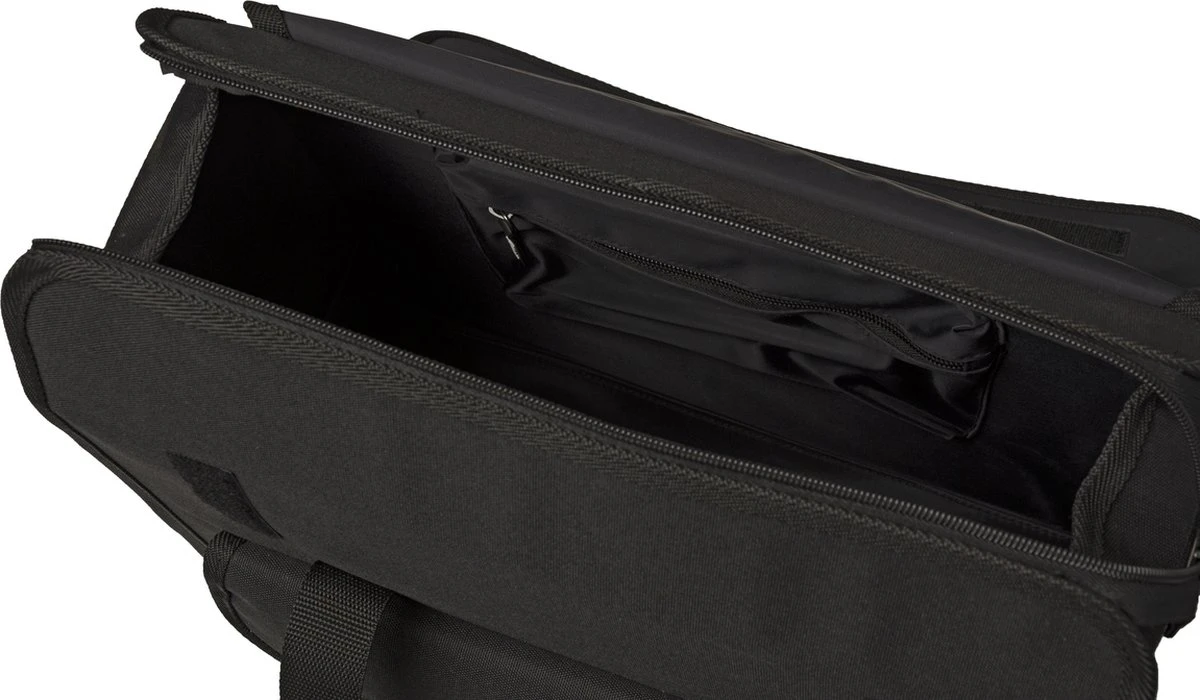 Fastrider Shopper Luxe Enkele Fietstas Zwart - 23L 2 Fastrider Shopper Luxe Enkele Fietstas Zwart - 23L - Afbeelding 2