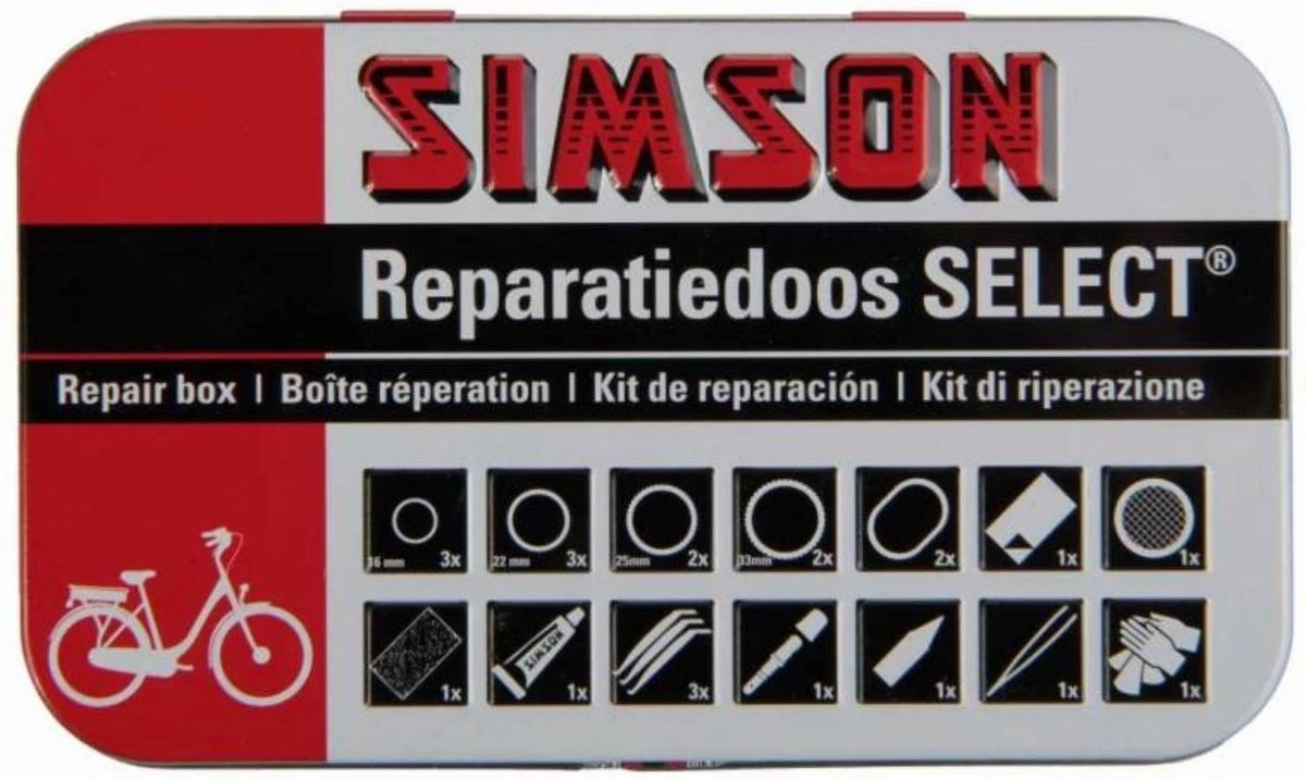 Simson Bandenreparatieset / Bandenplakset Compleet - Type Select T.b.v. Fiets - 23 Delig 5 Simson Bandenreparatieset / Bandenplakset Compleet - Type Select T.b.v. Fiets - 23 Delig - Afbeelding 5