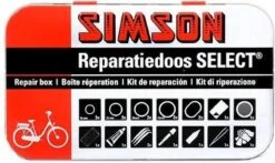 Simson Bandenreparatieset - Bandenplakset Compleet - Type Select T.b.v. Fiets - 23 Delig -Fietsuitrustings Winkel 1200x716