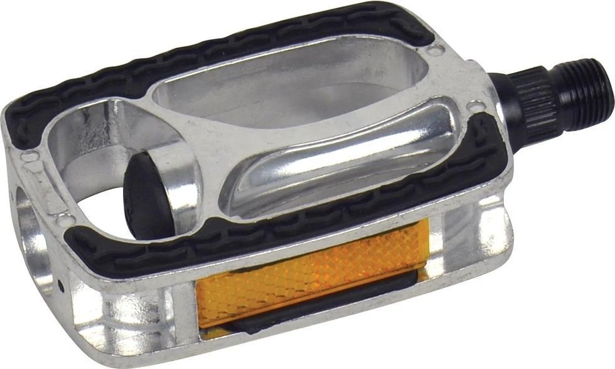 Dresco - Fietspedalen - E-bike - Chroom/Zwart 2 Dresco - Fietspedalen - E-bike - Chroom/Zwart - Afbeelding 2